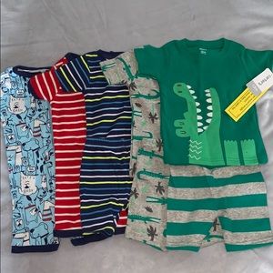 NWT Carter’s Summer Pajamas 12 Months Bundle